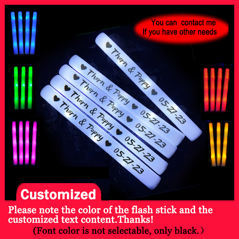 Wedding Supply Bulk - 20/30/40 Stuks RGB LED Glow Foam