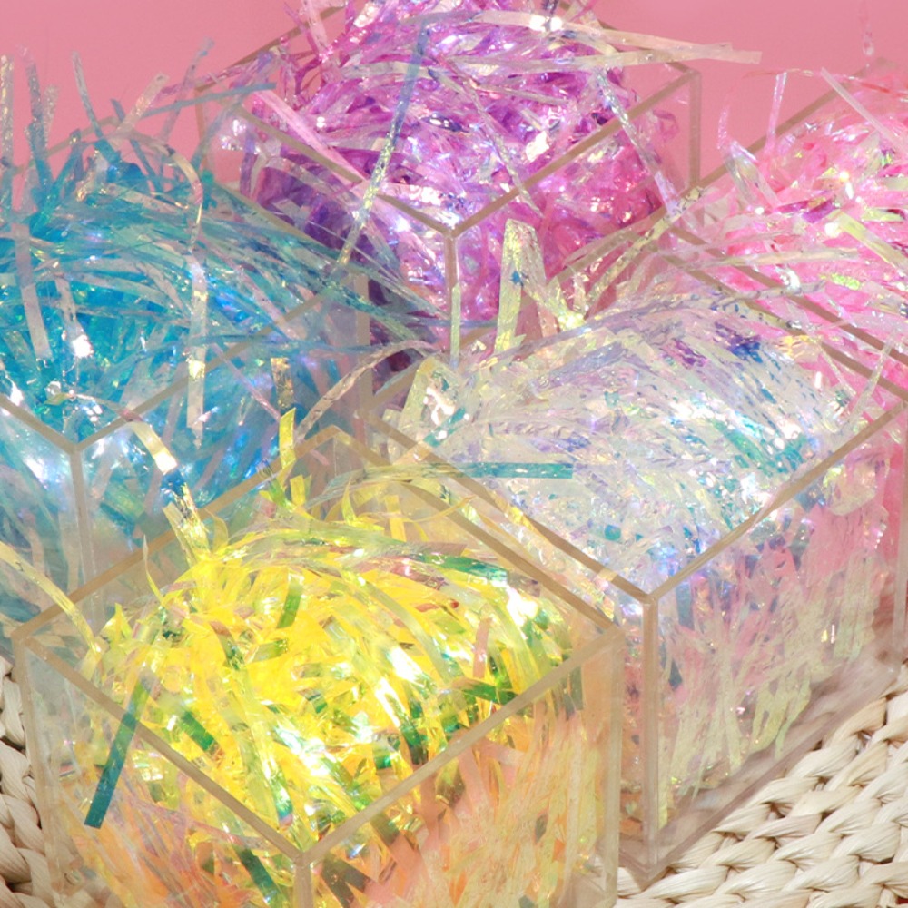 Wedding Supply Bulk - 50g Aurora Raffia Shimmer Vulling Bulk