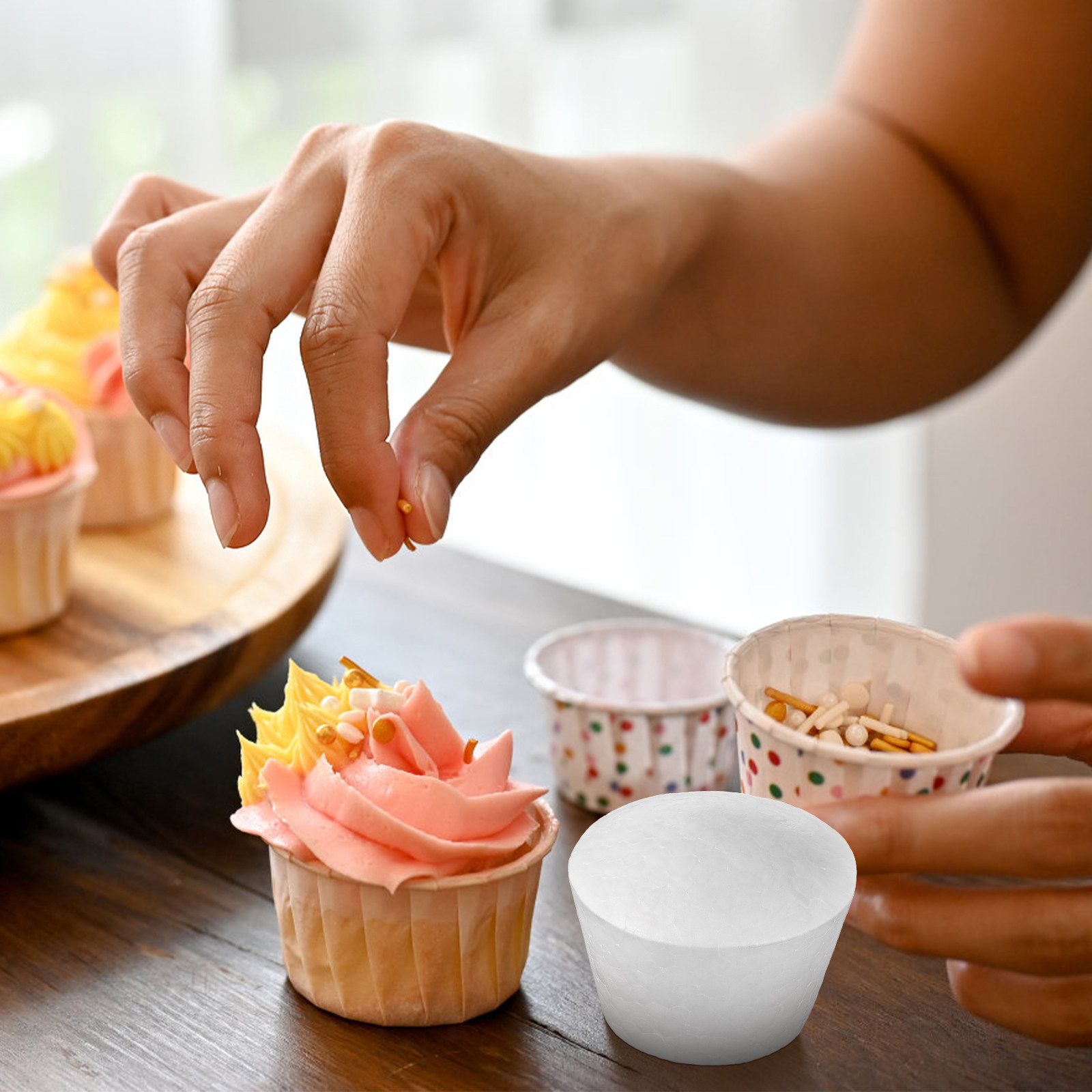 Wedding Cake Supply - 20 stuks cake DIY cupcake schuimen