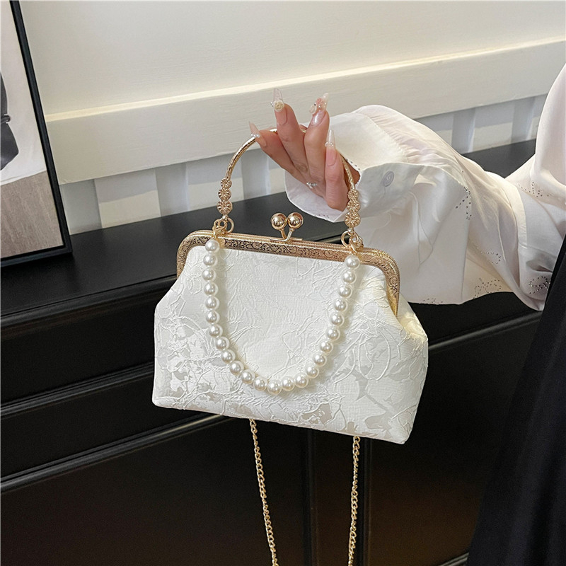 Wedding Vendor - Vintage Klassieke Kanten Tas Parel Avondtassen