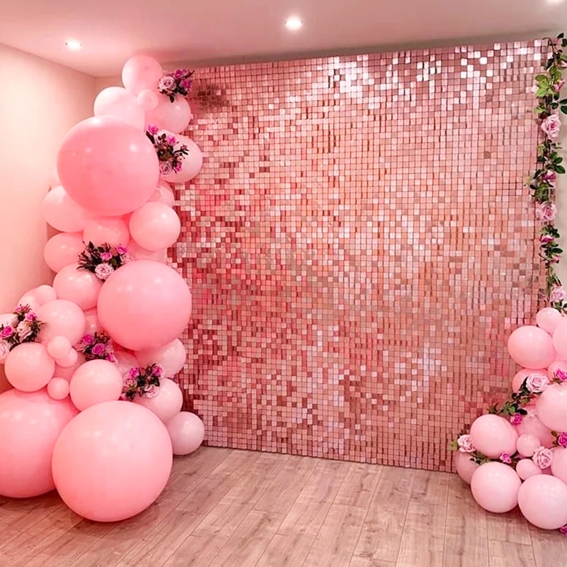 Wedding Backdrop Curtain - 2M Folie Glitter Gordijn Shimmer Pailletten