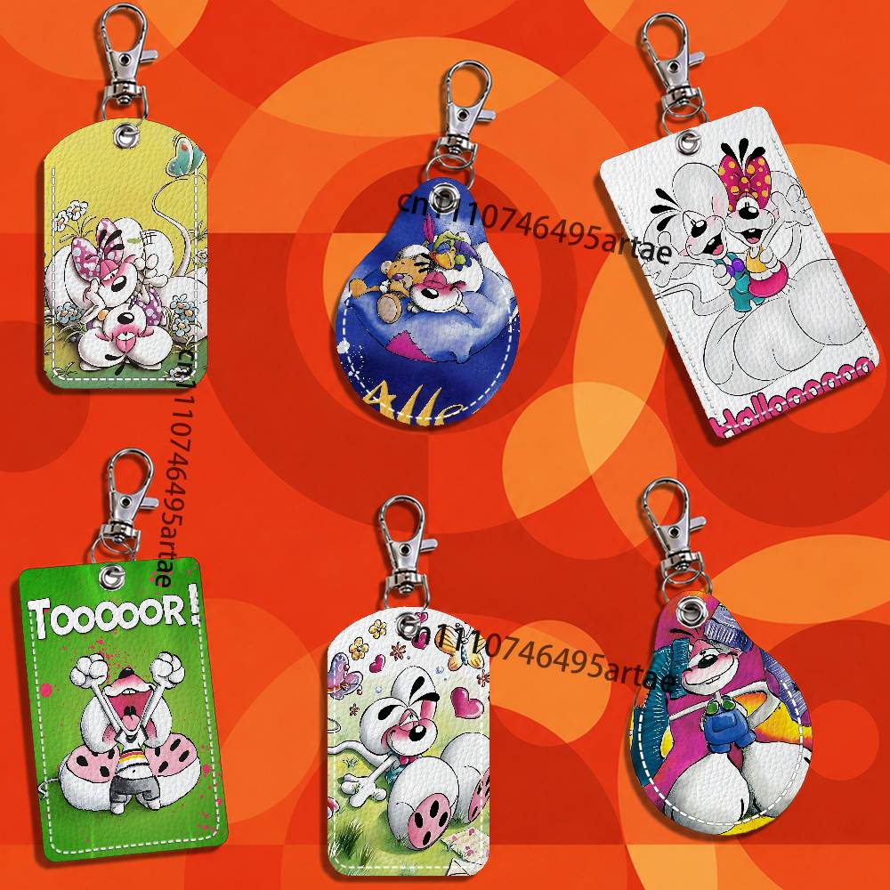 Wedding Vendor - Cartoon Mouses D-Diddl Kaart Sleutelhanger Mode