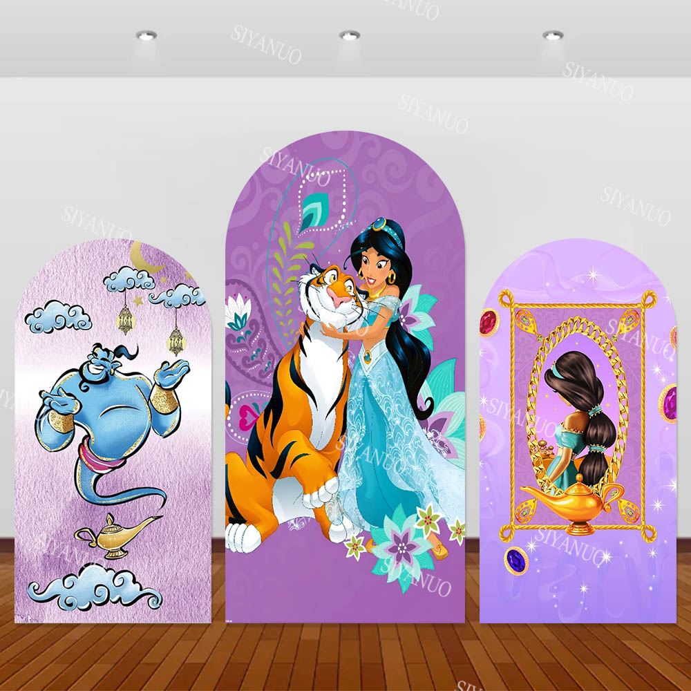Photo Booth Prop - Prinses Jasmine Aladdin Achtergrond Babyshower Kinder