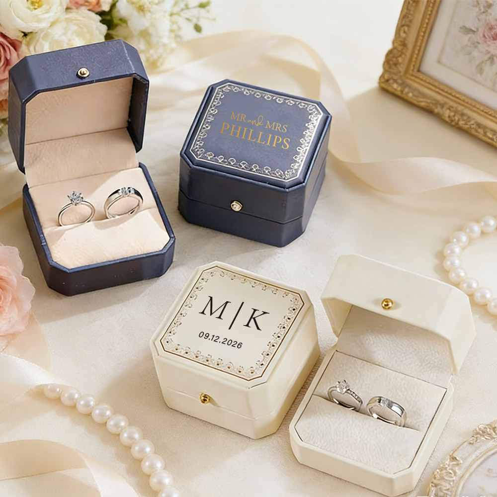 Gepersonaliseerde ringendoos v - Wedding Zone recensie en prijs