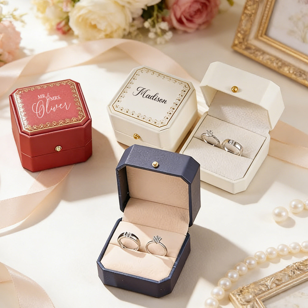 Gepersonaliseerde ringendoos v - Wedding Zone recensie en prijs