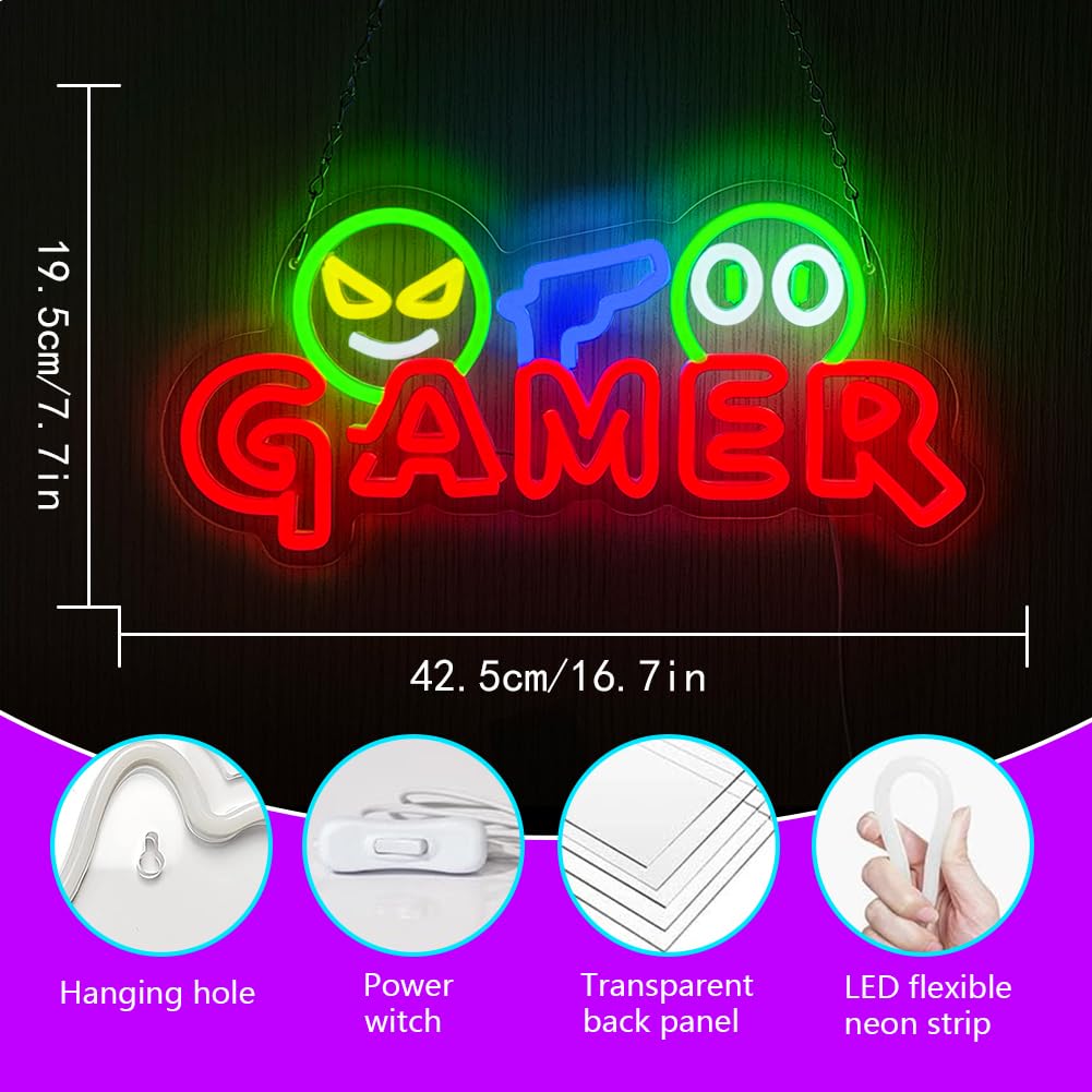 Gamer Neon Sign LED Wandlamp A - Wedding Zone recensie en prijs