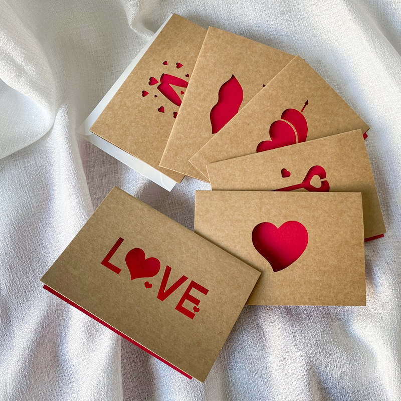 Liefde Cadeaukaarten Rood Kraf - Wedding Supply Business recensie en prijs