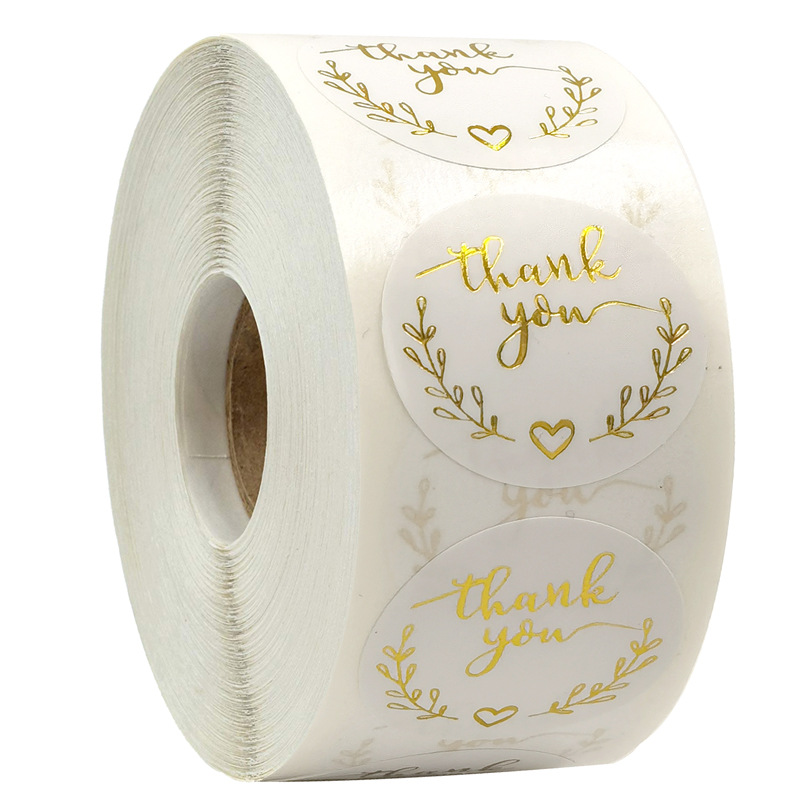100-500 stuks goud dank u stic - Wedding Supply Business recensie en prijs