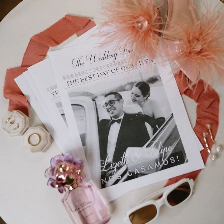 Custom Save The Date Foto Kran - Wedding Supply Business recensie en prijs