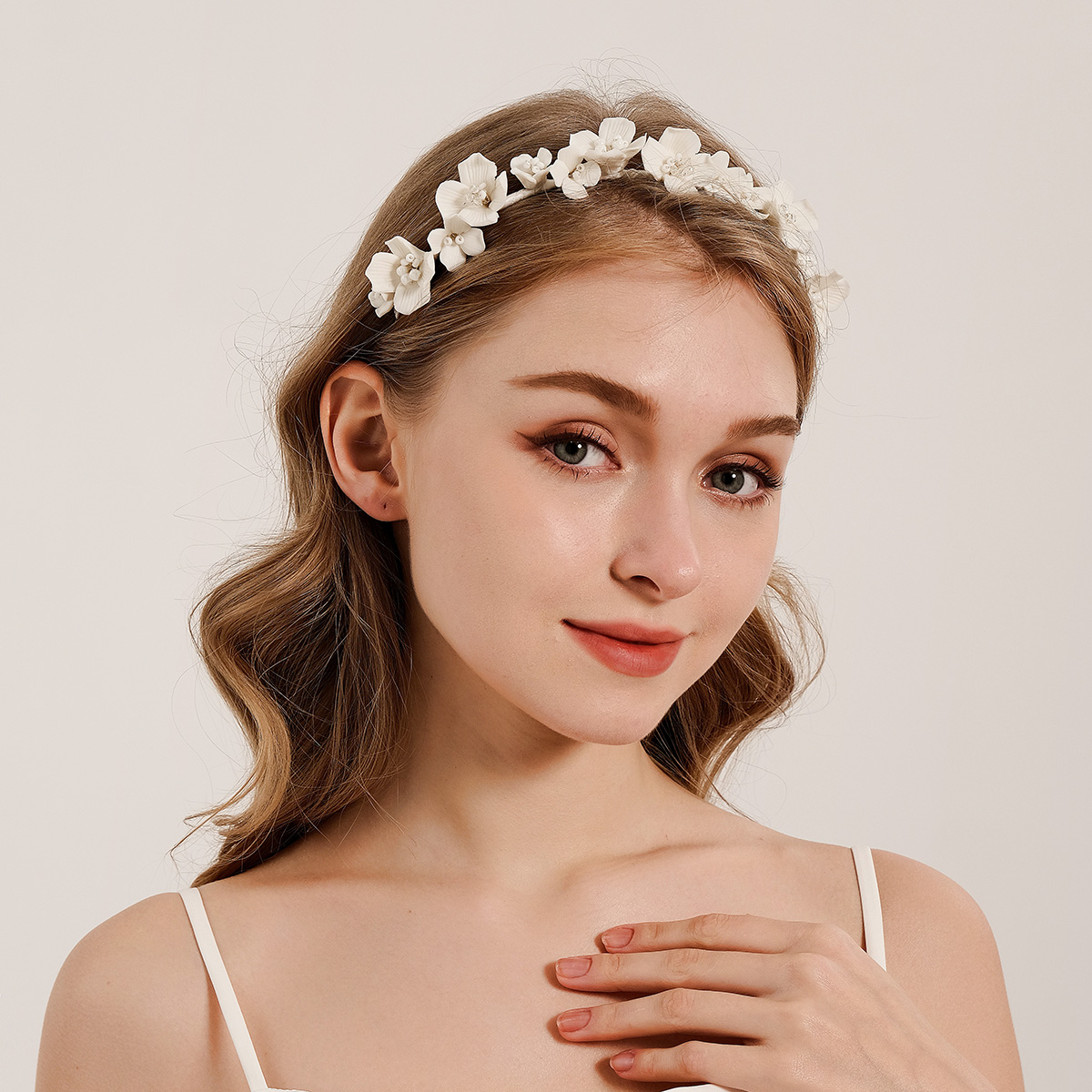Efily Bruid Witte Bloem Haarho - Wedding Supply Store recensie en prijs
