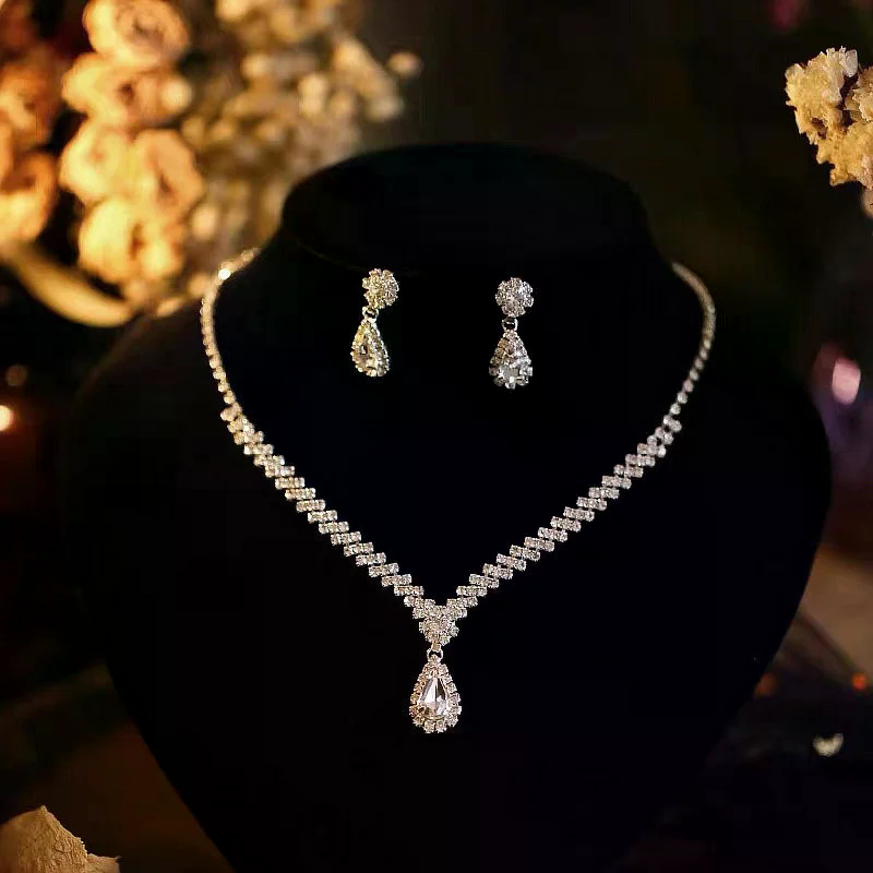 1Set Bruidsketting Oorbellen W - Wedding Water Supply recensie en prijs