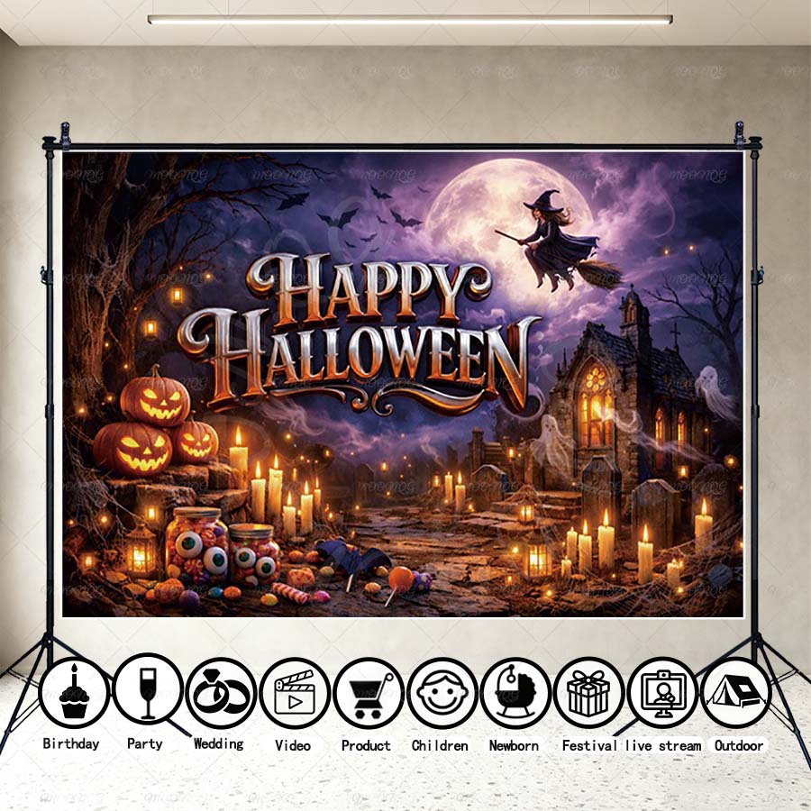 MOON.QG Happy Halloween Party  - Photo Booth Prop recensie en prijs