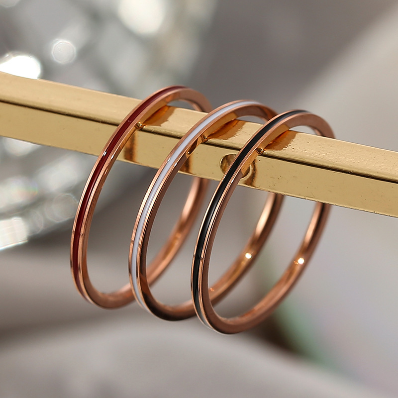 Titanium Staal Rose Goud Kleur - Wedding Zone recensie en prijs
