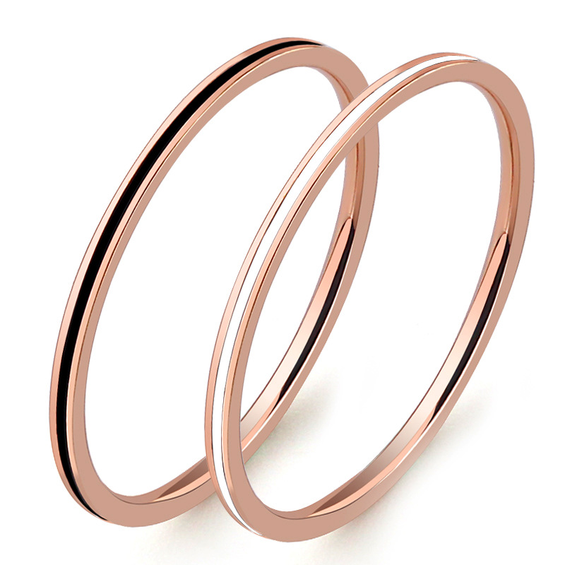 Titanium Staal Rose Goud Kleur - Wedding Zone recensie en prijs
