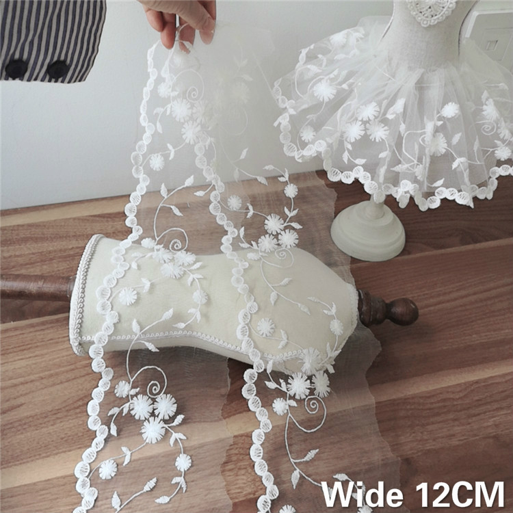 12Cm Breed Wit Tulle Mesh 3d B - Wedding Water Supply recensie en prijs