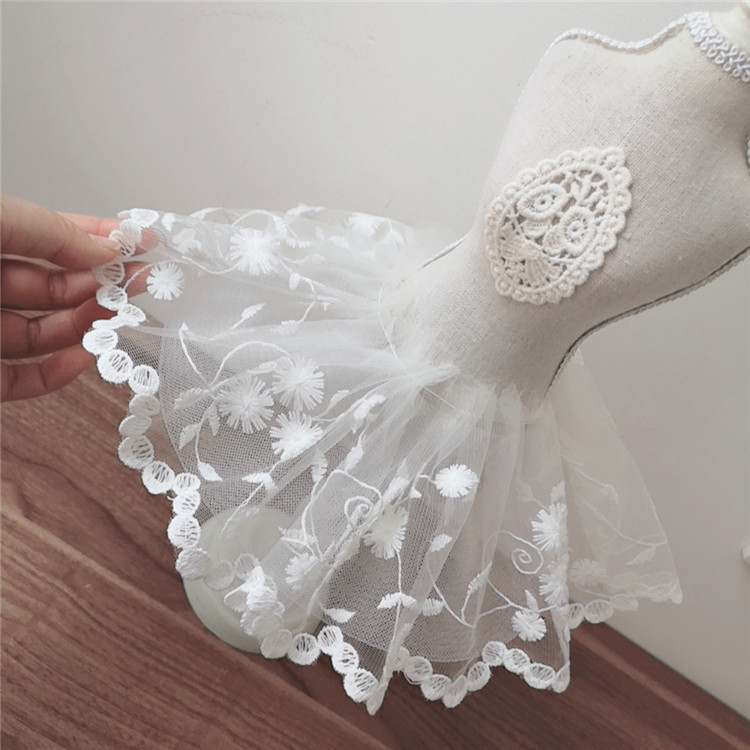 12Cm Breed Wit Tulle Mesh 3d B - Wedding Water Supply recensie en prijs