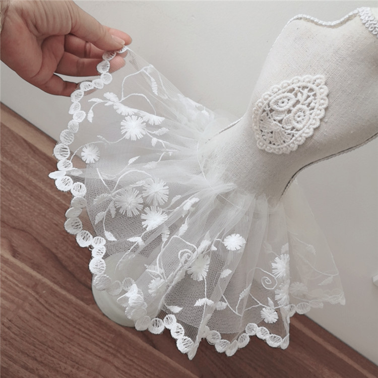 12Cm Breed Wit Tulle Mesh 3d B - Wedding Water Supply recensie en prijs