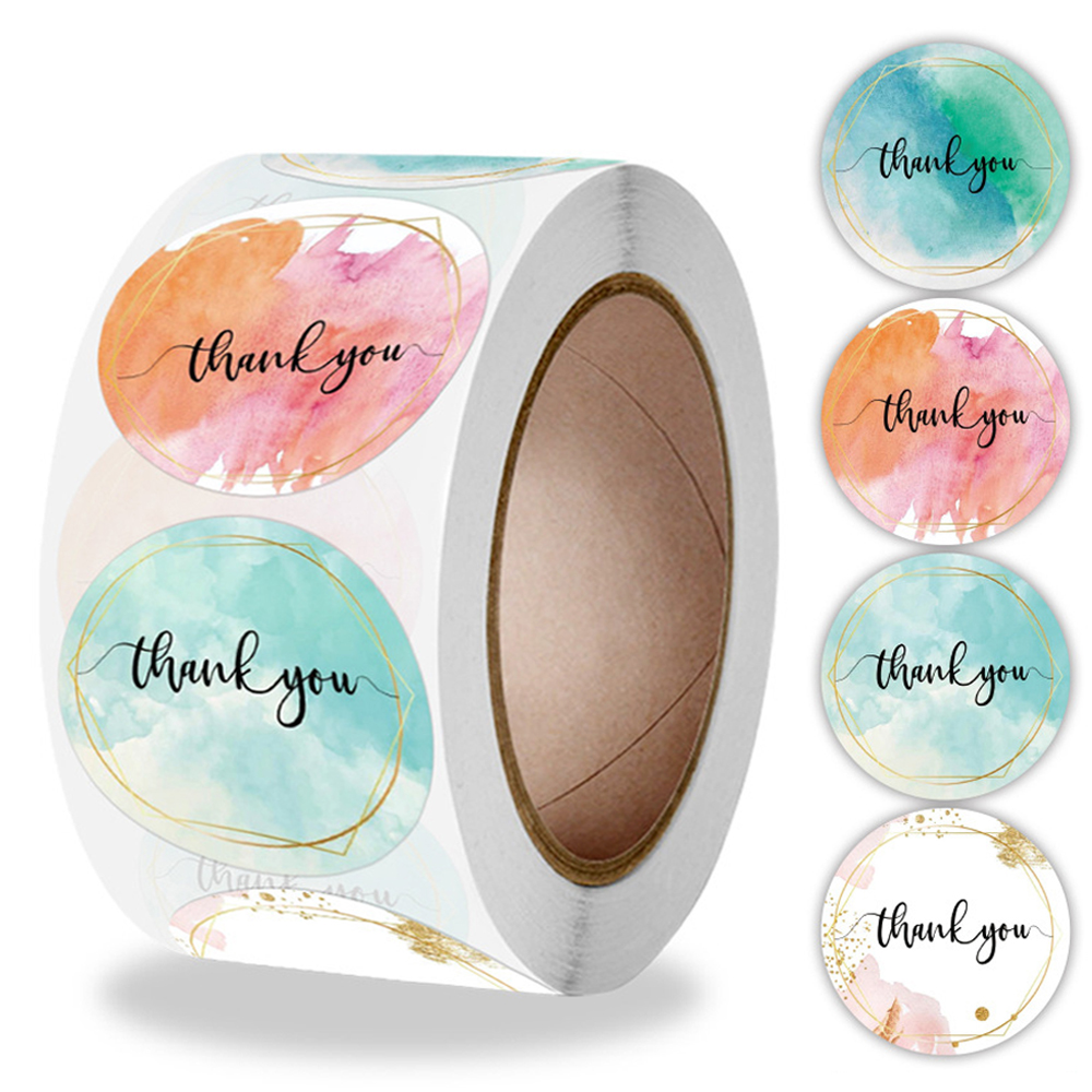 100-500 stuks dank u stickers  - Wedding Supply Business recensie en prijs
