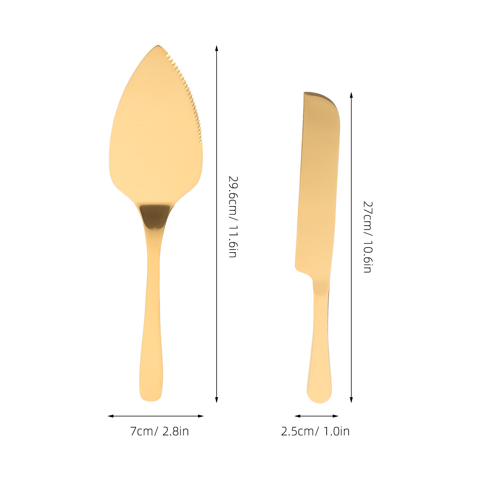1 set roestvrijstalen taartmes - Wedding Cake Supply recensie en prijs