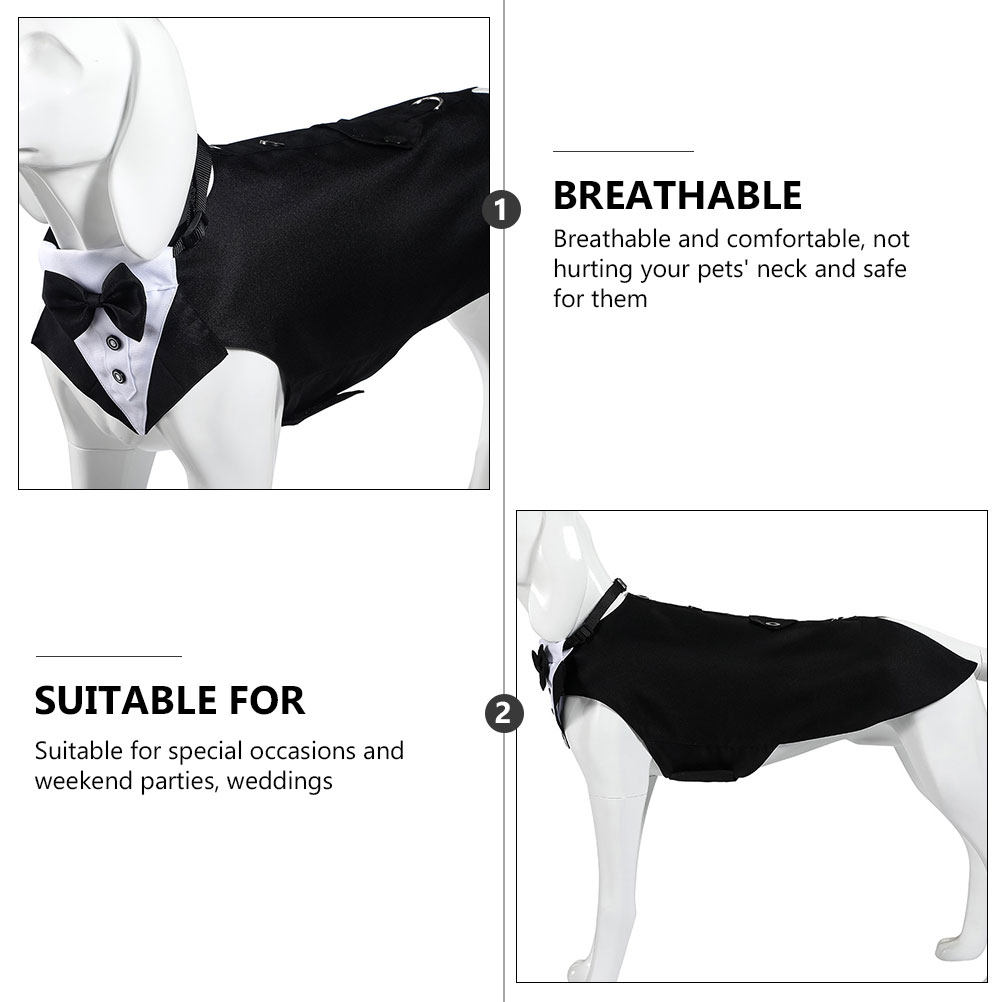 1Set Hondenkostuum en Bandana  - Suitsupply Wedding Tuxedo recensie en prijs