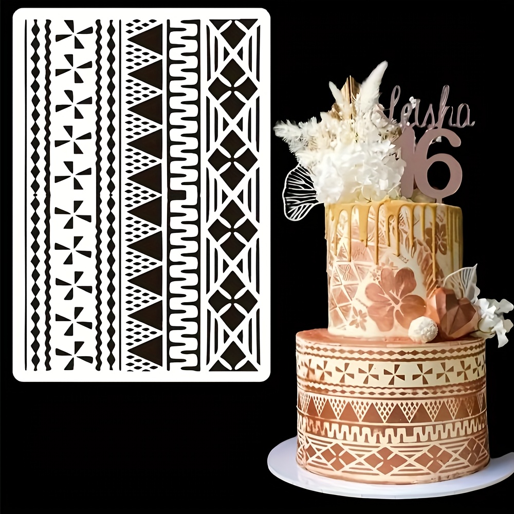 1Pc 29×20cm Bloementaartstenci - Wedding Cake Supply recensie en prijs