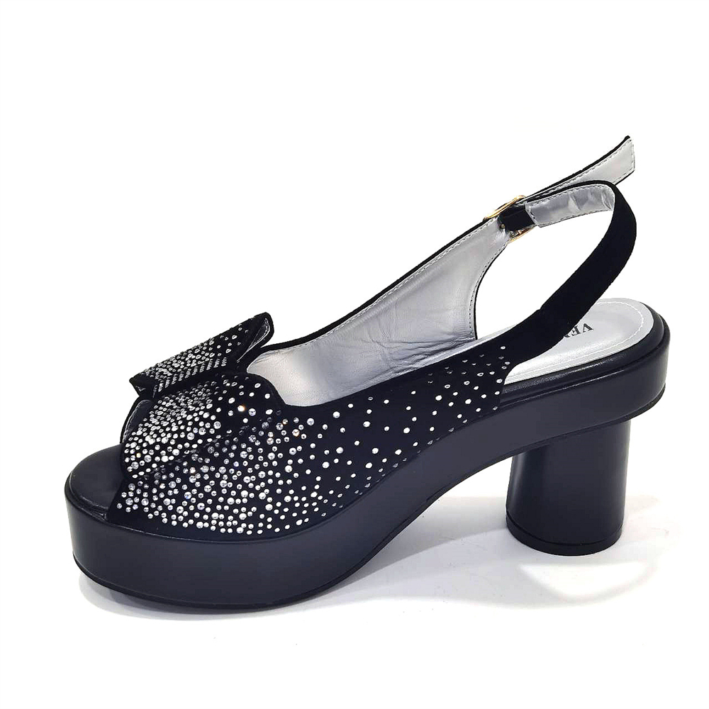 Dames elegante zwarte chunky h - Wedding Vendor recensie en prijs